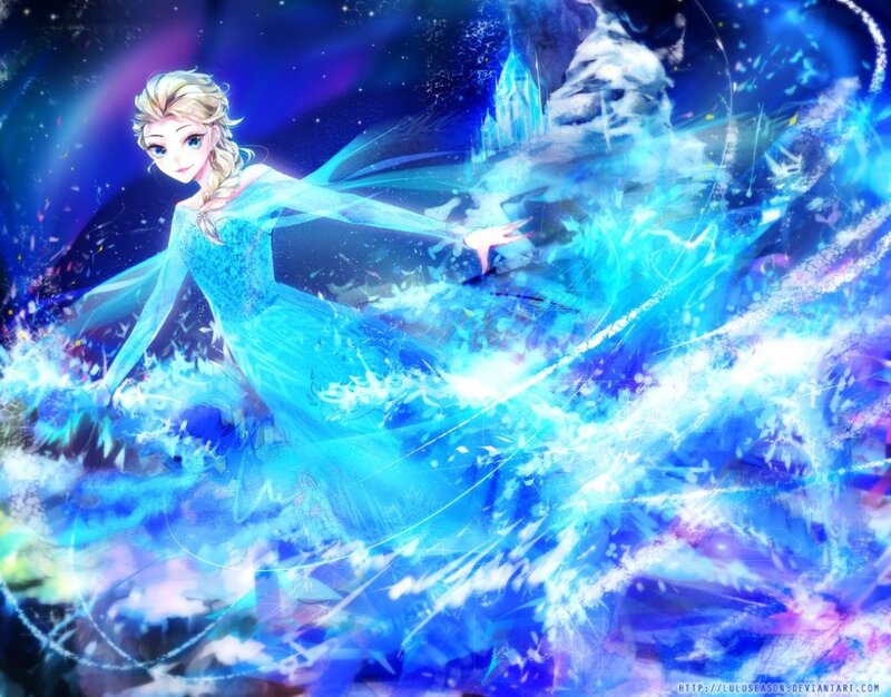 Elsa Casting Ice Magic