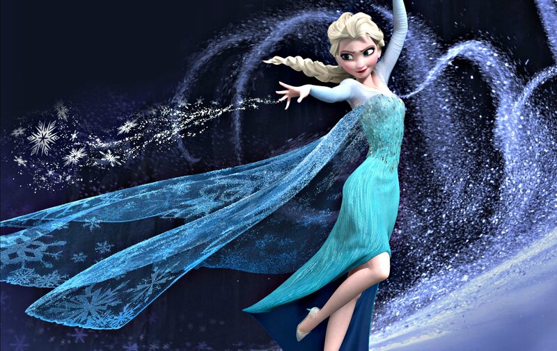 Elsa Creating Ice Magic