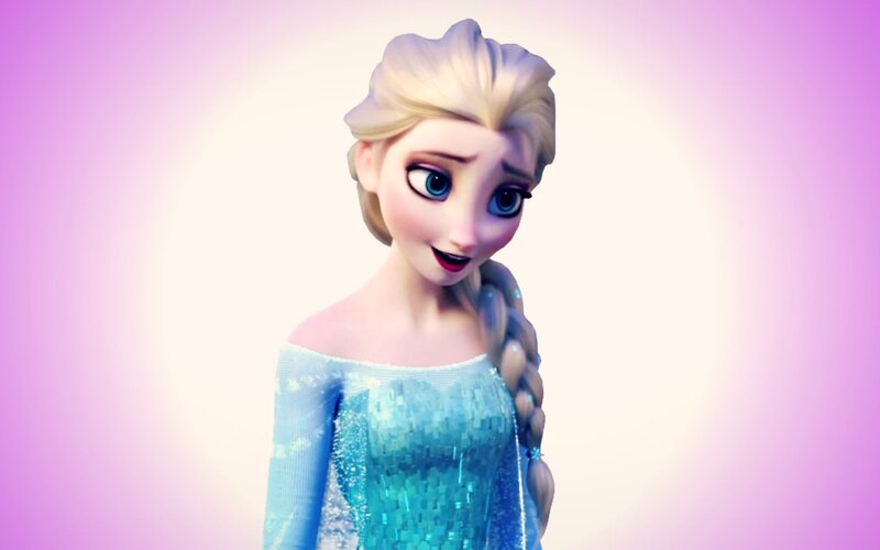 Elsa from Frozen — Blue, Calm, 3d Render