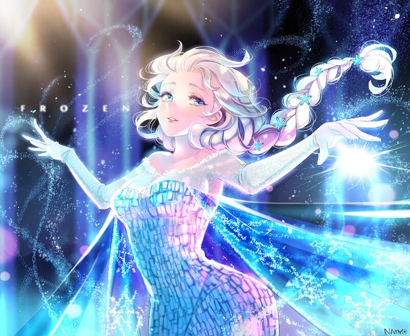 Elsa from Frozen — Blue, Magical