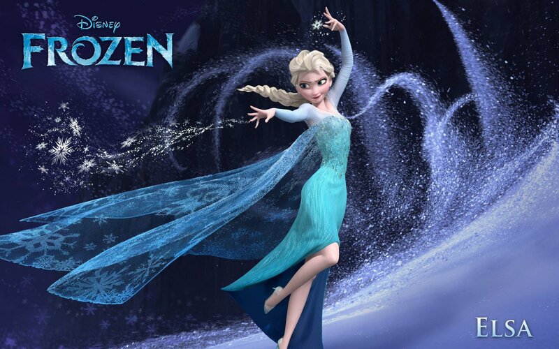 Elsa from Frozen — Blue, Magical, Winter, 3d Render