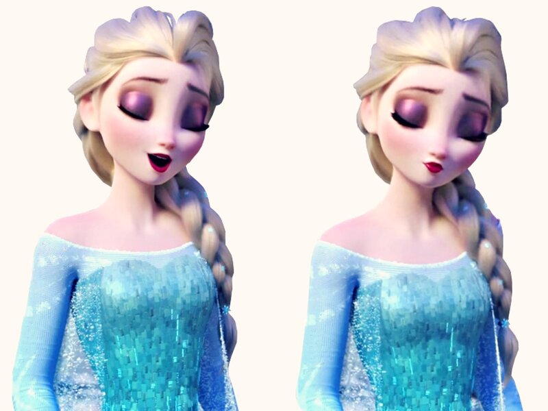 Elsa from Frozen — Blue, Melancholic