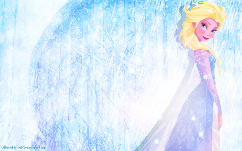 Elsa from Frozen — Blue, Serene, Winter