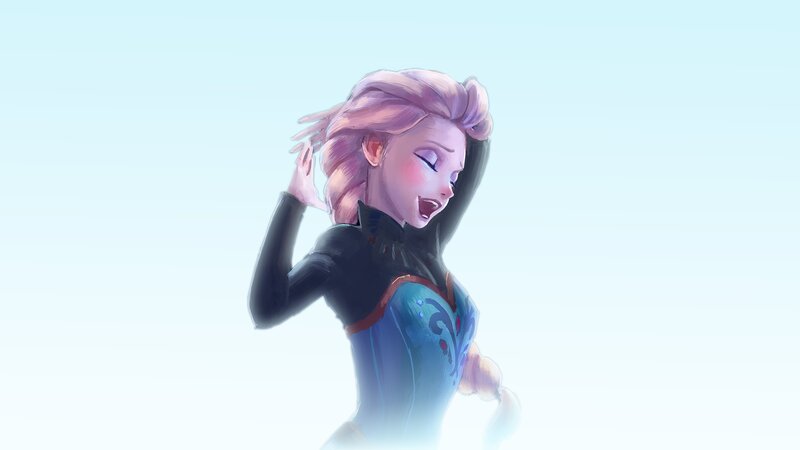 Elsa from Frozen — Light Blue