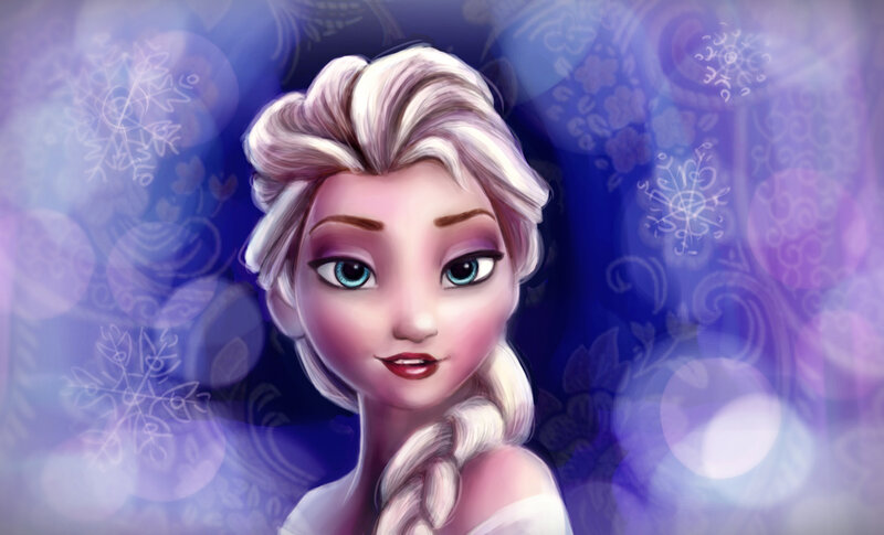 Elsa from Frozen — Purple