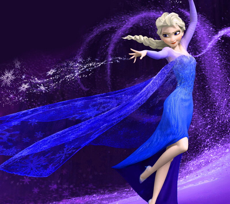 Elsa in Blue Dress — Magical