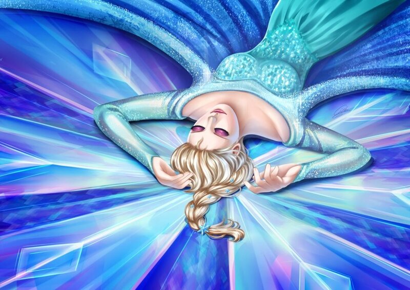 Elsa in Ice Dress