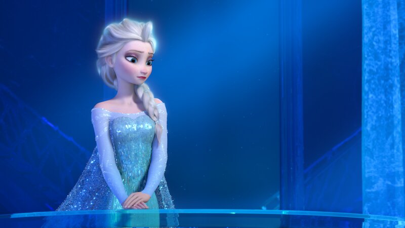 Elsa in Ice Gown