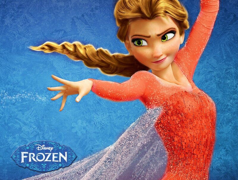 Elsa in Red Dress