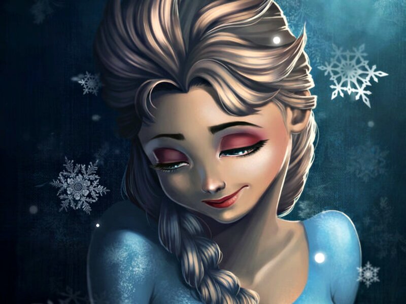 Elsa with Braided Hair