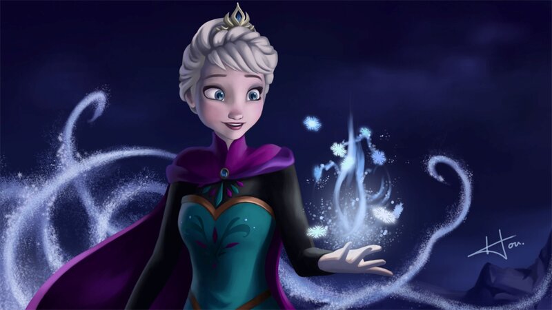 Elsa with Ice Magic