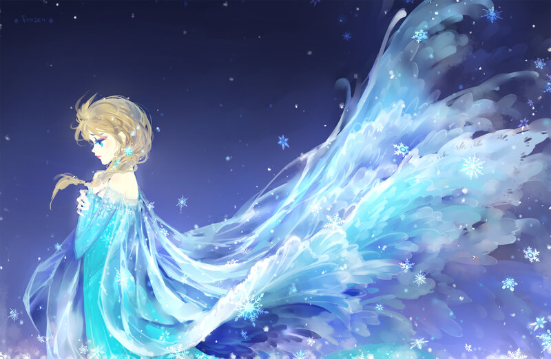Elsa with Ice Powers