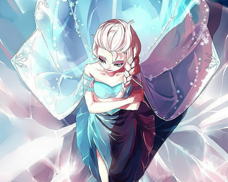 Elsa with Ice Wings