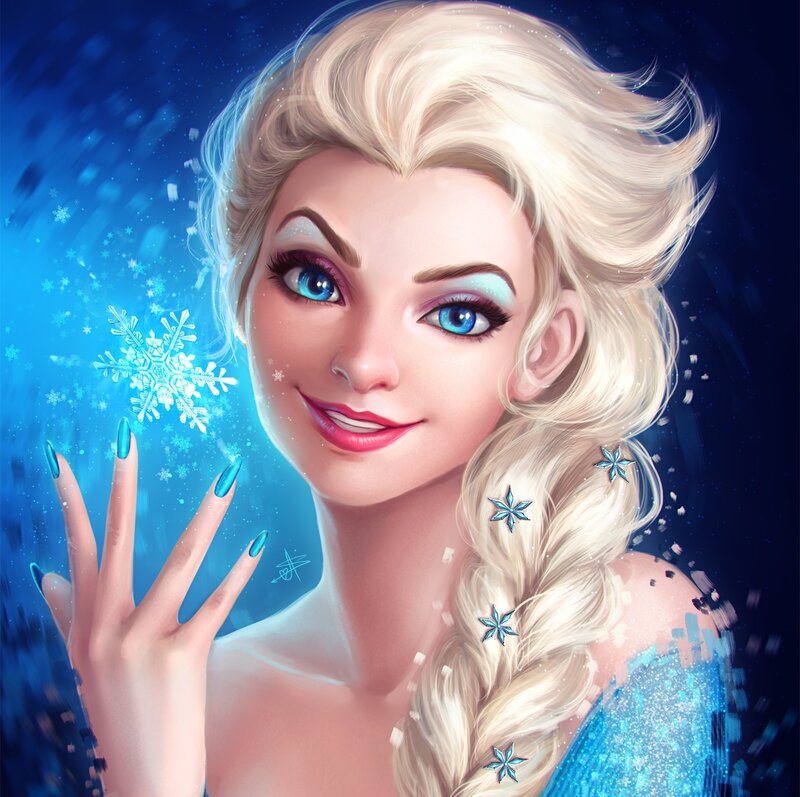 Elsa with Snowflake