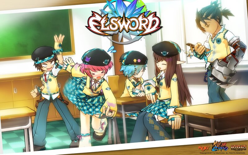 Elsword classroom scene