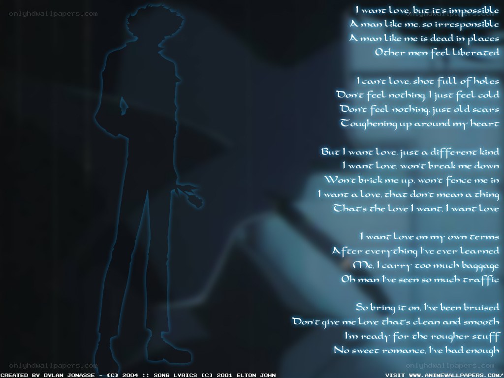Elton John lyrics wallpaper