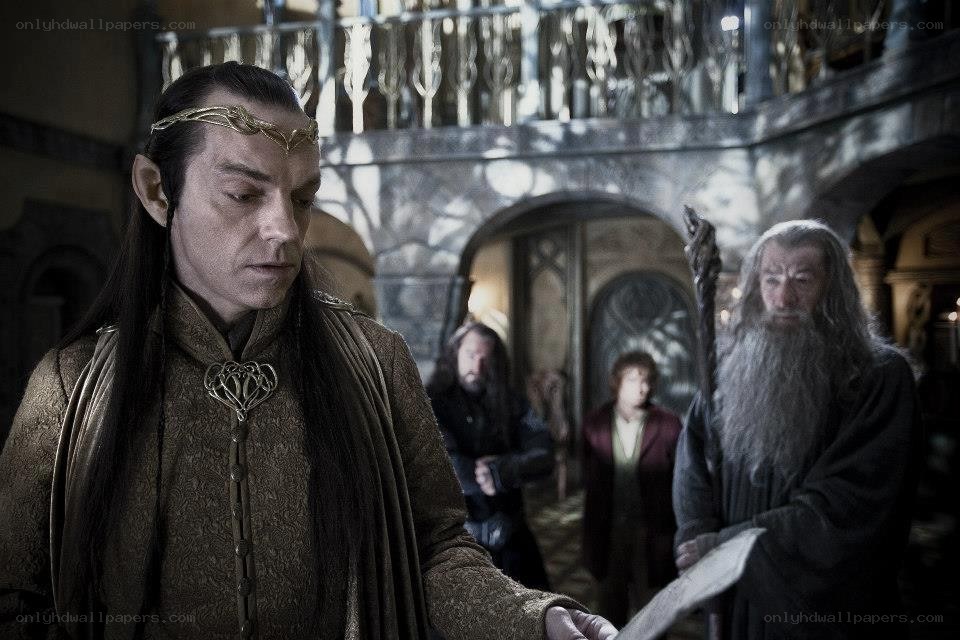 Elven king in a hall