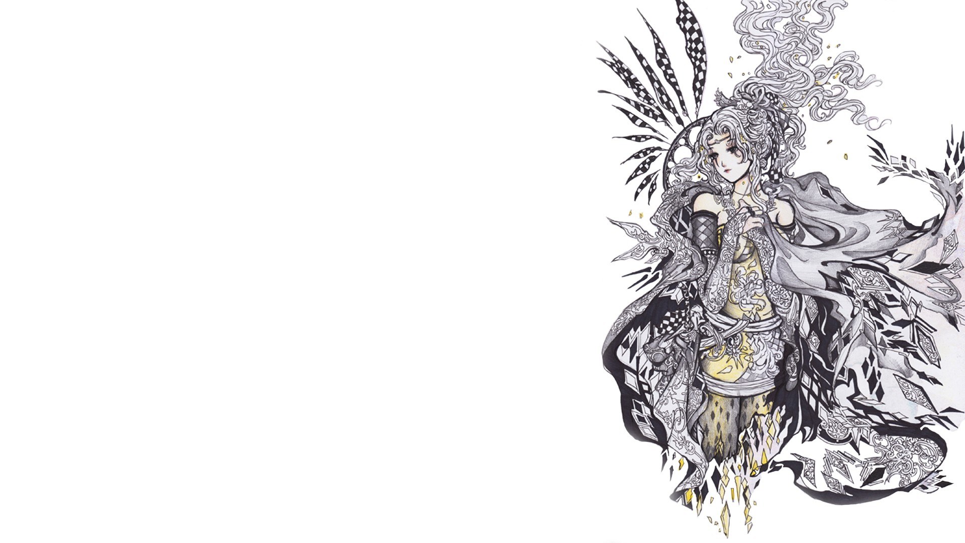 elven warrior with ornate armor