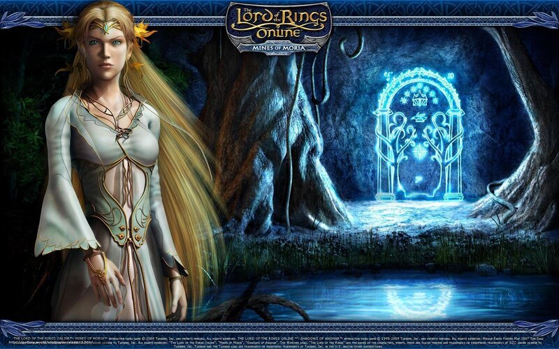Elven woman in Moria
