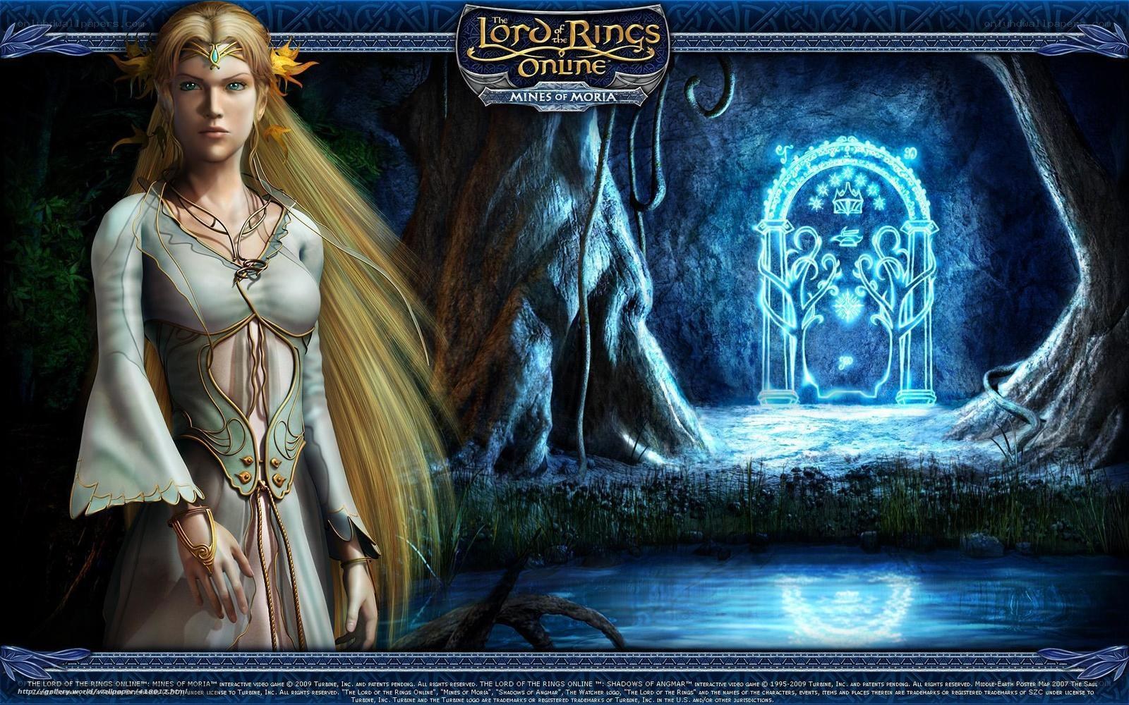 Elven woman in Moria
