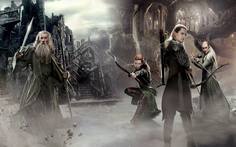 Elves and Wizard in Ruins