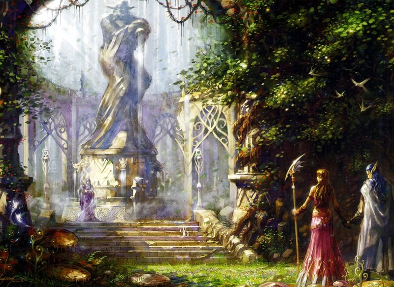 Elves in a Garden
