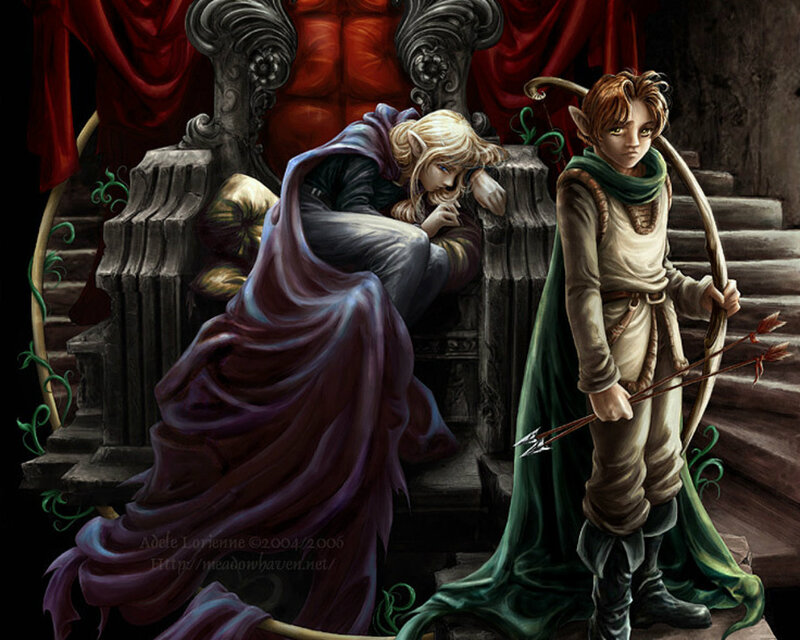 Elves in a Throne Room
