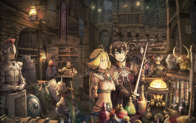 Elves in a Weapon Shop — Brown