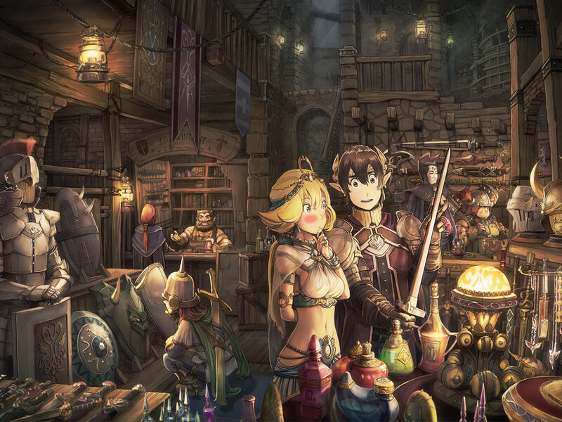 Elves in a Weapon Shop