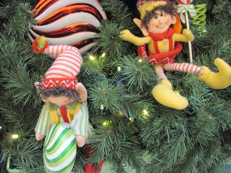 Elves on a Christmas Tree