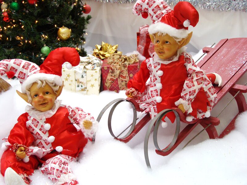 Elves on a Sled