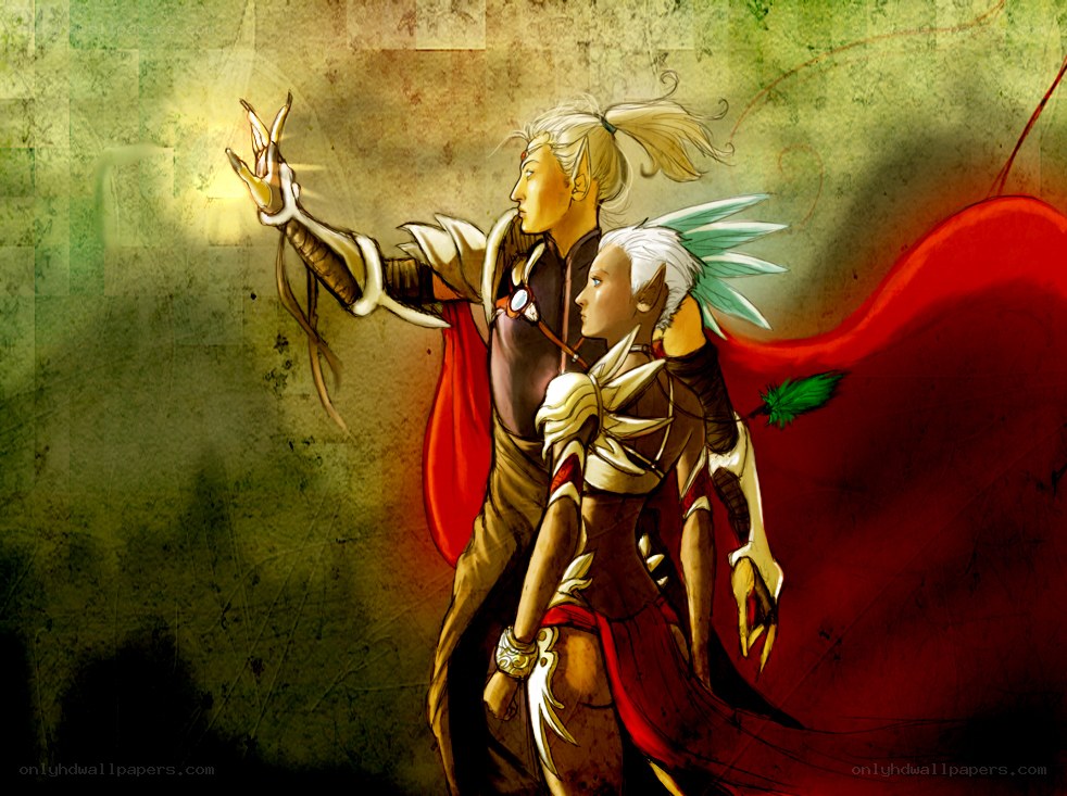 elves with glowing hand