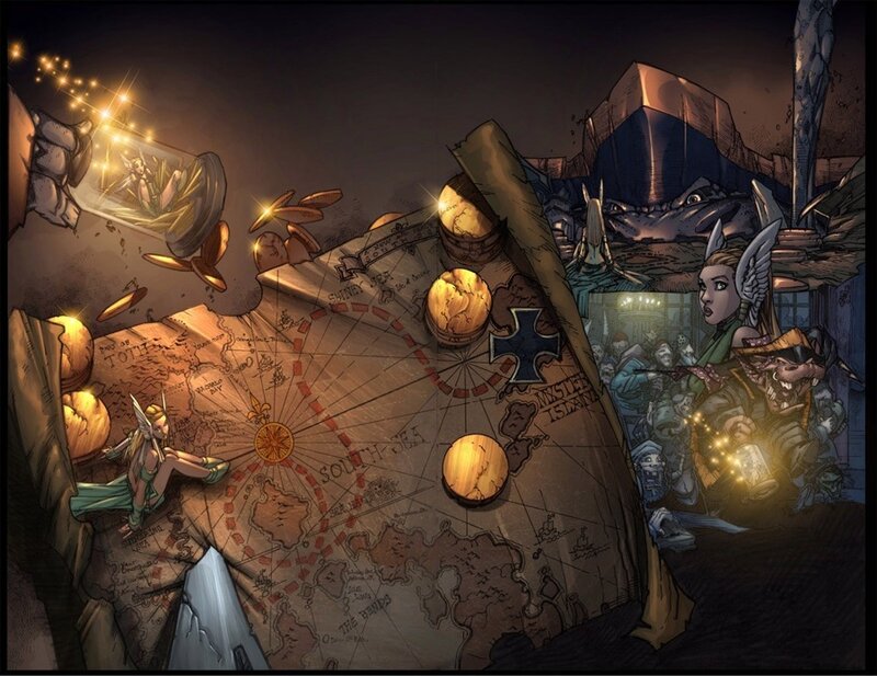Elves with Treasure Map