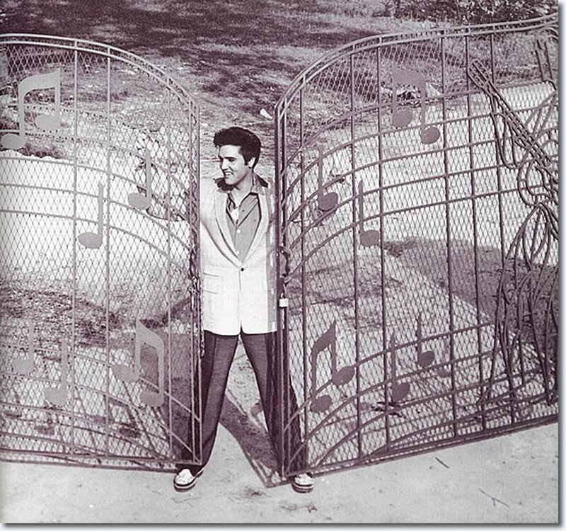 Elvis Presley at Gate