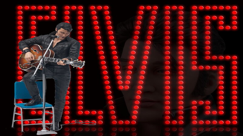 Elvis Presley Figurine — Red