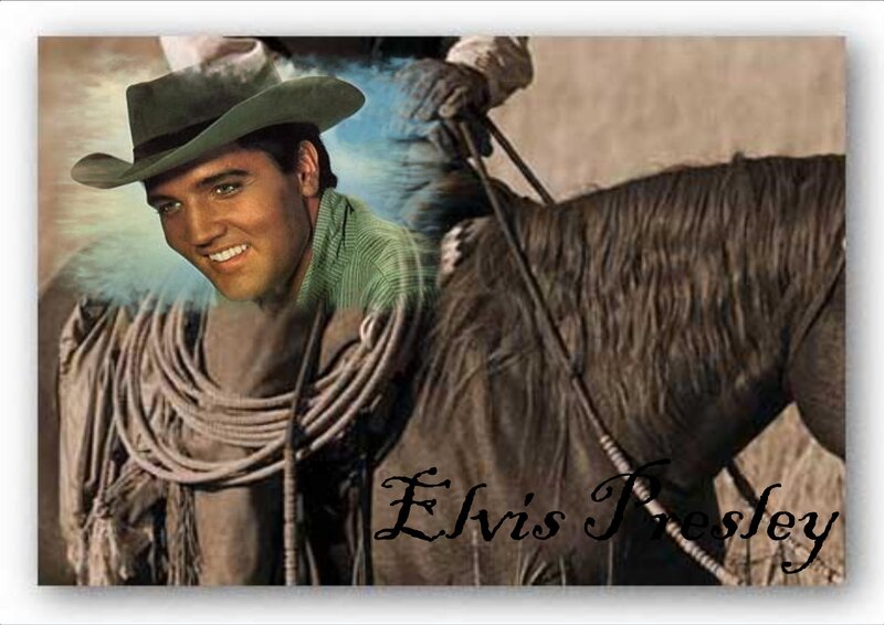 Elvis Presley on Horse