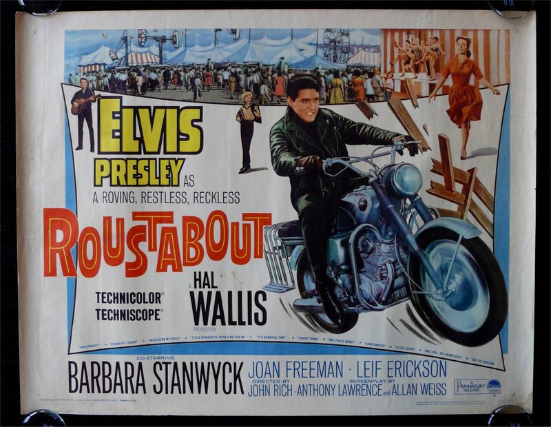 Elvis Presley on Motorcycle