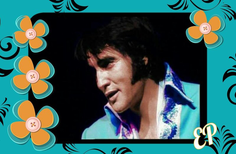 Elvis Presley on Stage — Teal