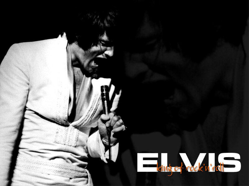 Elvis Presley performing