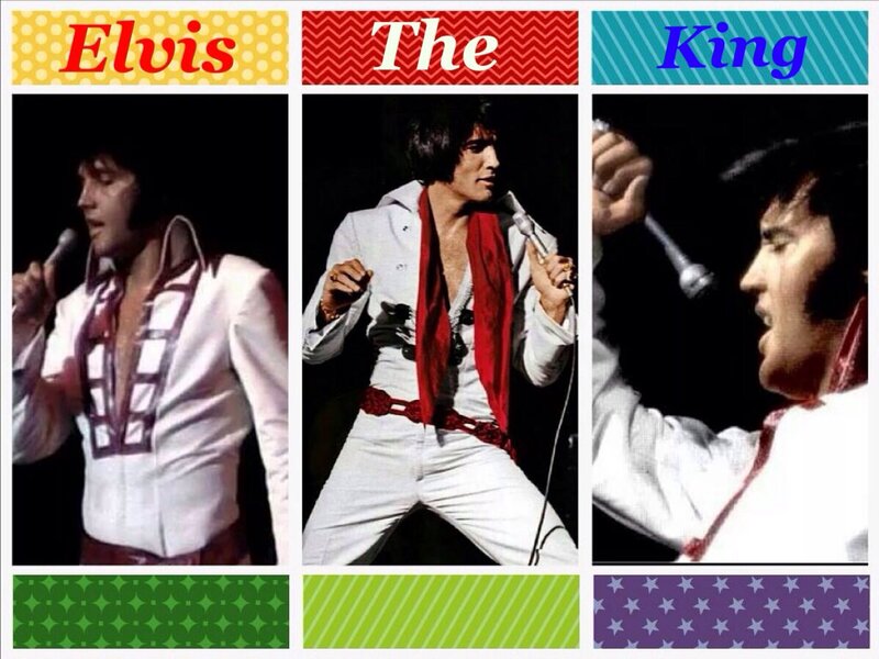 Elvis Presley Performing — White