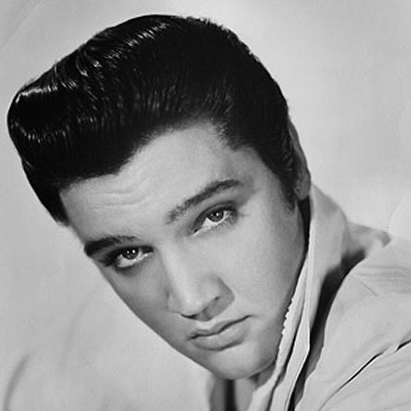 Elvis Presley Portrait — Black