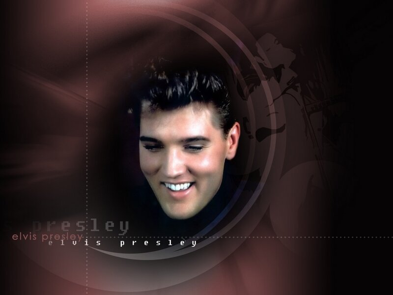 Elvis Presley Portrait — Brown