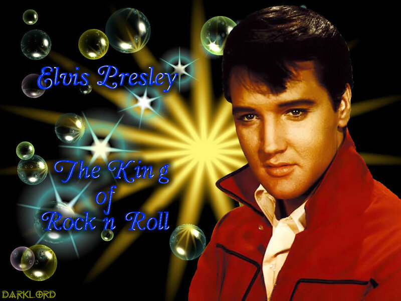 Elvis Presley Portrait — Red