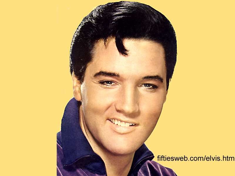 Elvis Presley Portrait — Yellow