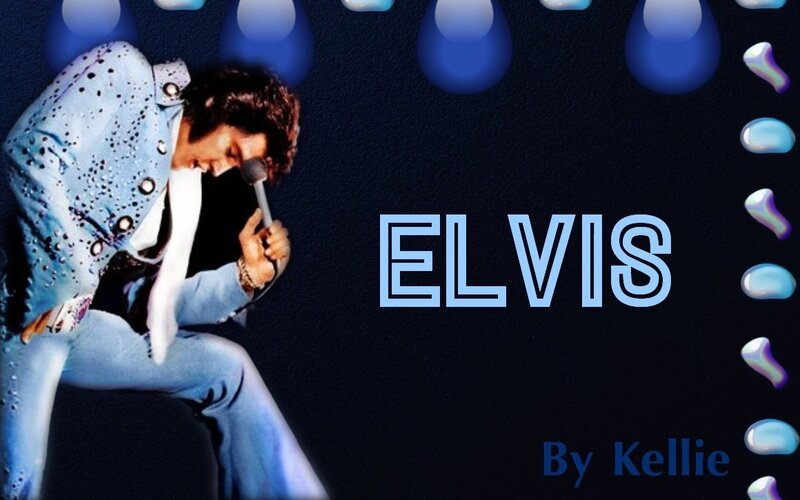 Elvis Presley Singing — Blue