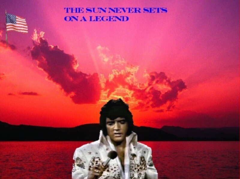 Elvis Presley Singing — Red