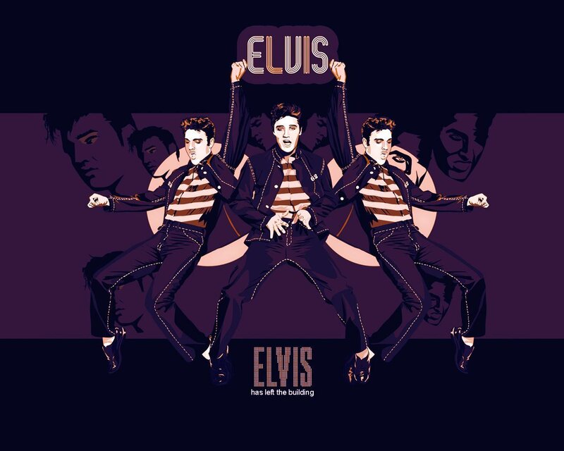 Elvis Presley tribute art