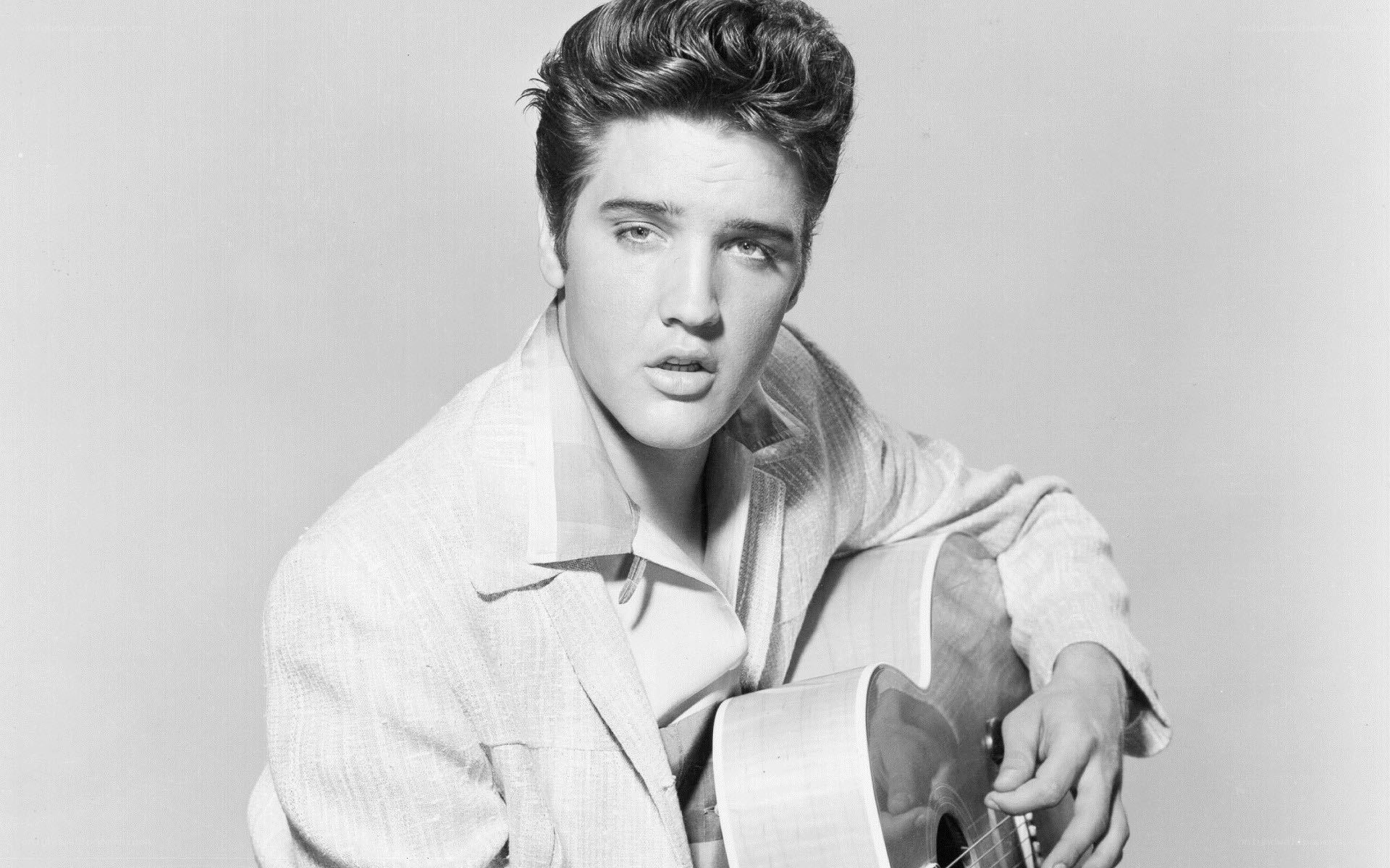 Elvis Presley with guitar