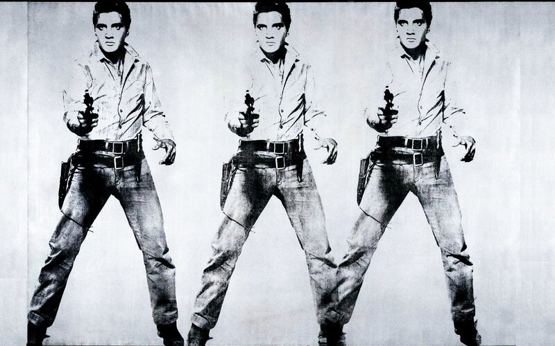 Elvis Presley with Guns