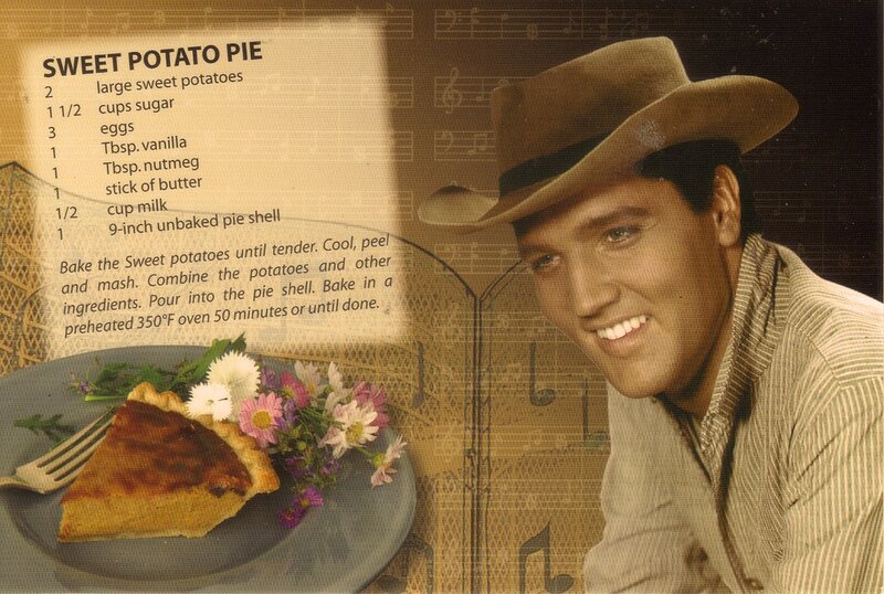 Elvis Presley with Pie